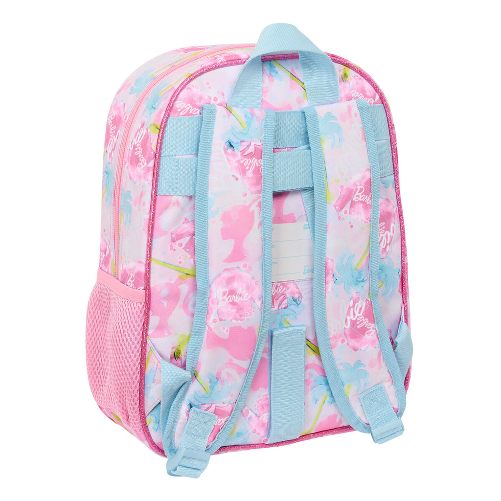 Schulrucksack Barbie Painterly Rosa Himmelsblau 26 x 34 x 11 cm