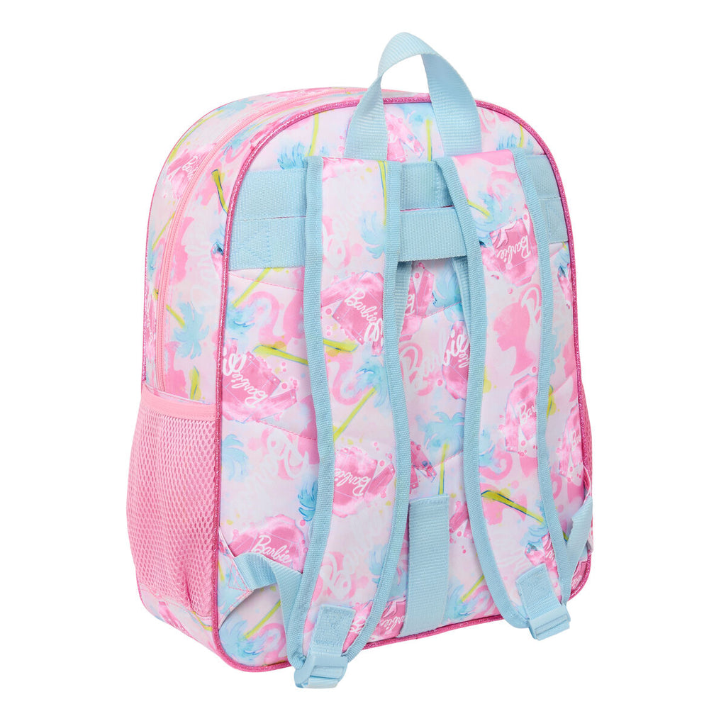 Schulrucksack Barbie Painterly Rosa Himmelsblau 32 x 38 x 12 cm