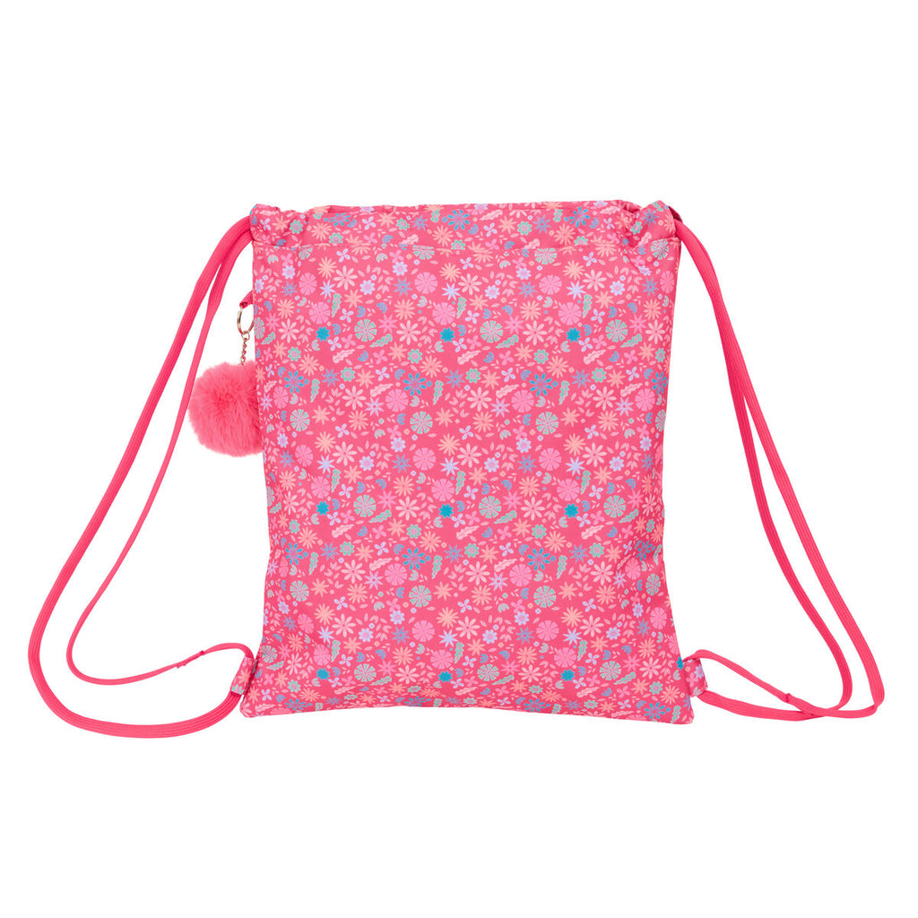 Rucksacktasche mit Bändern Safta Feeling Bunt 35 x 40 x 1 cm