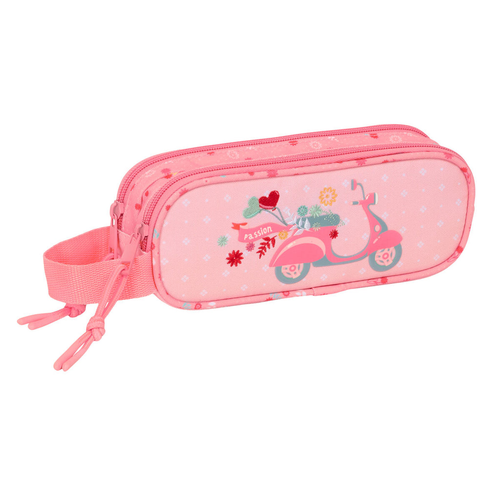 Zweifaches Mehrzweck-Etui Moos Passion Bunt 21 x 8 x 6 cm