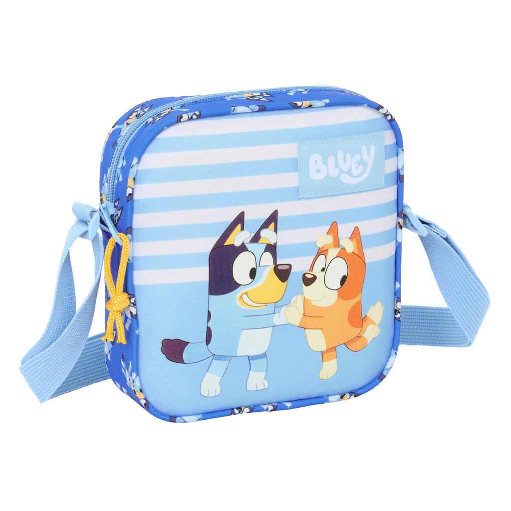 Umhängetasche Bluey Let's play Blau 16 x 18 x 4 cm