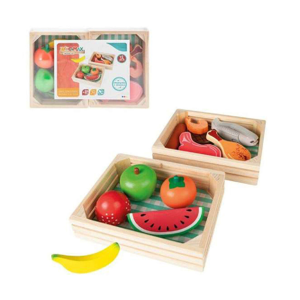 Kit aus Spielzeuglebensmittel Woomax (12 pcs)