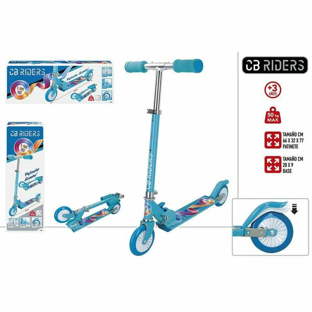 Kinderroller Colorbaby Blau Aluminium Lang (77 cm)