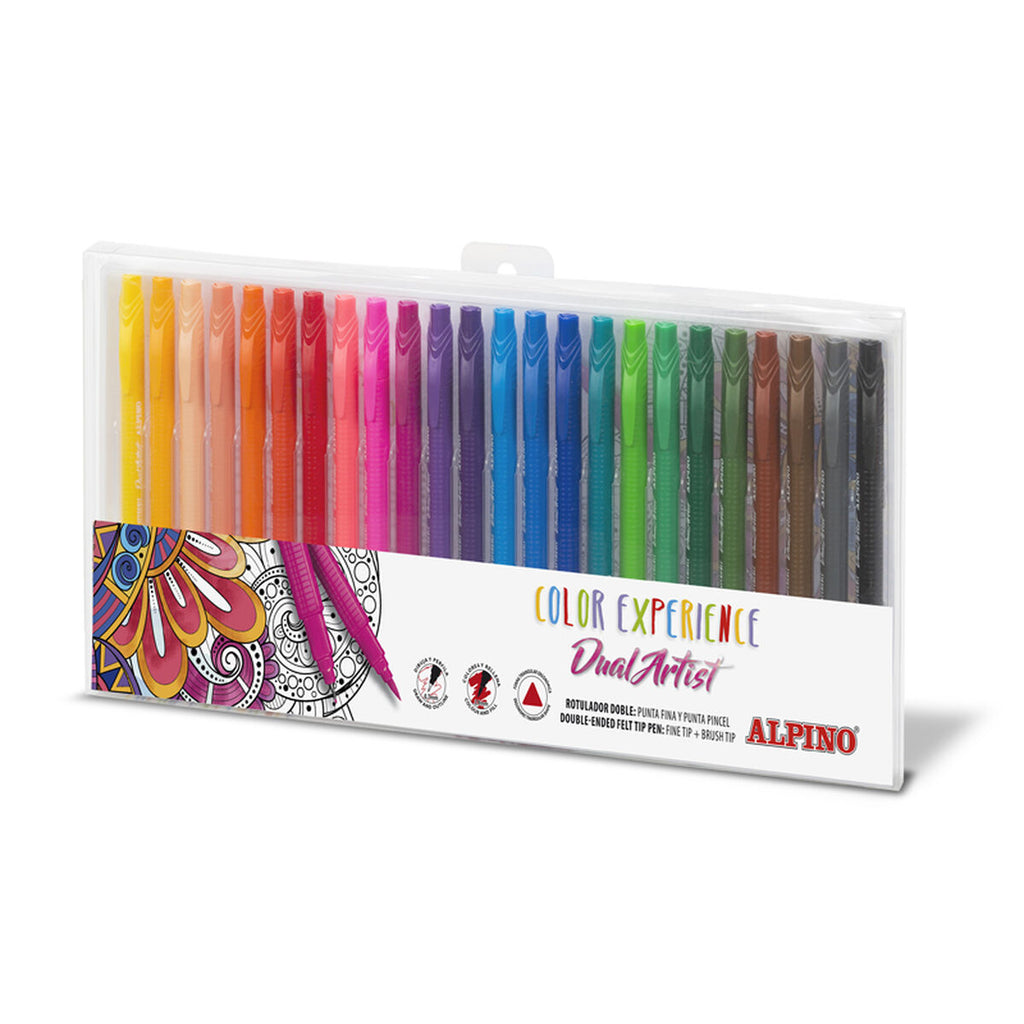 Marker-Set Alpino AR000187 Bunt Zweifachem Ende (24 Stücke)