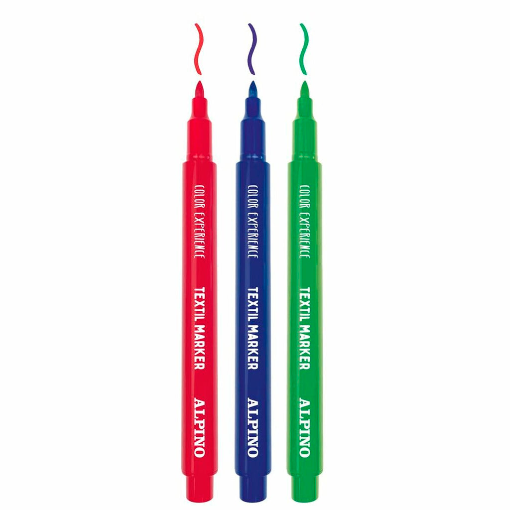 Marker-Set Alpino Bunt Textil 10 Stück