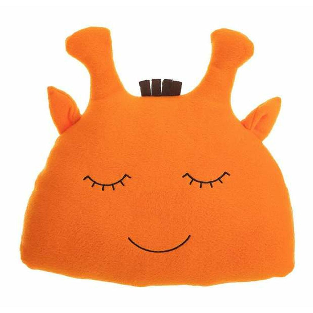 Kissen Giraffe 35 x 34 cm Orange