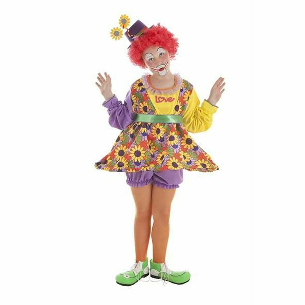 Kinderkostüm für Karneval Love Clown (4 Stücke)