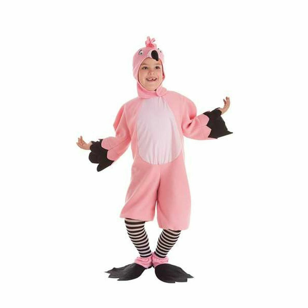 Kinderkostüm für Karneval Rosa Flamingo (4 Stücke)