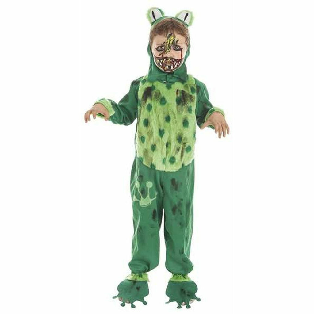 Kinderkostüm für Karneval Kind Frosch Schminkset Zombie