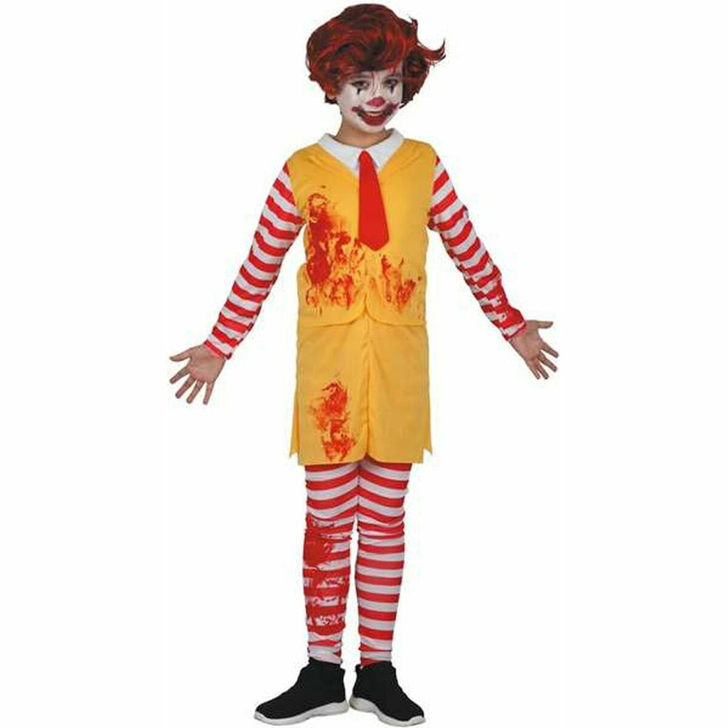 Kinderkostüm für Karneval Burger Clown Terror (3 Stücke)