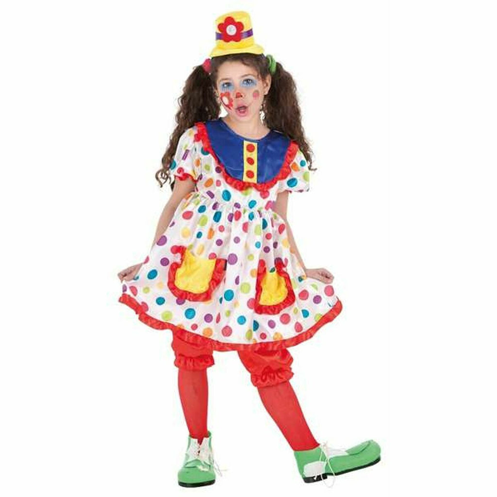 Kinderkostüm für Karneval Tina Clown (3 Stücke)