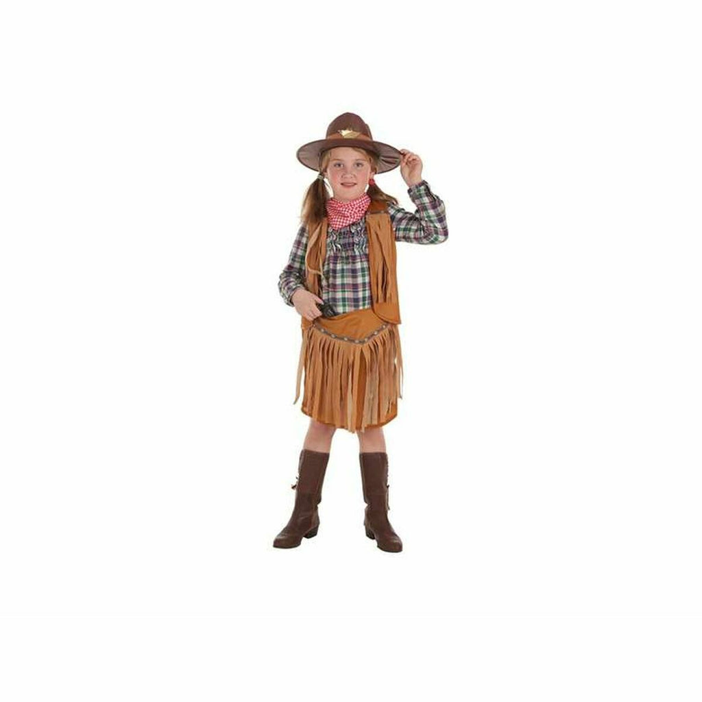 Kinderkostüm für Karneval Cowgirl (4 Stücke)