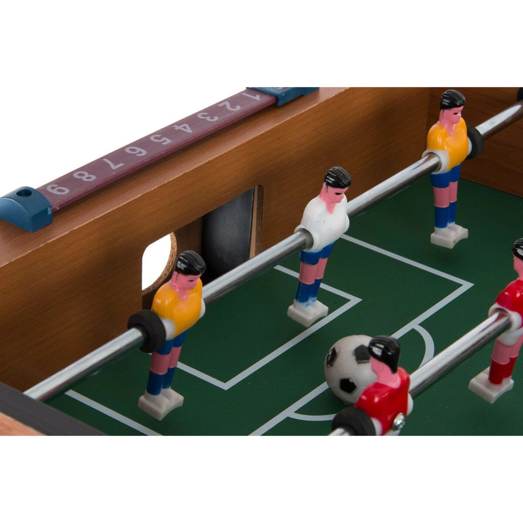 Tischfußball DKD Home Decor 69 x 37 x 69 cm natürlich Metall Holz Polypropylen