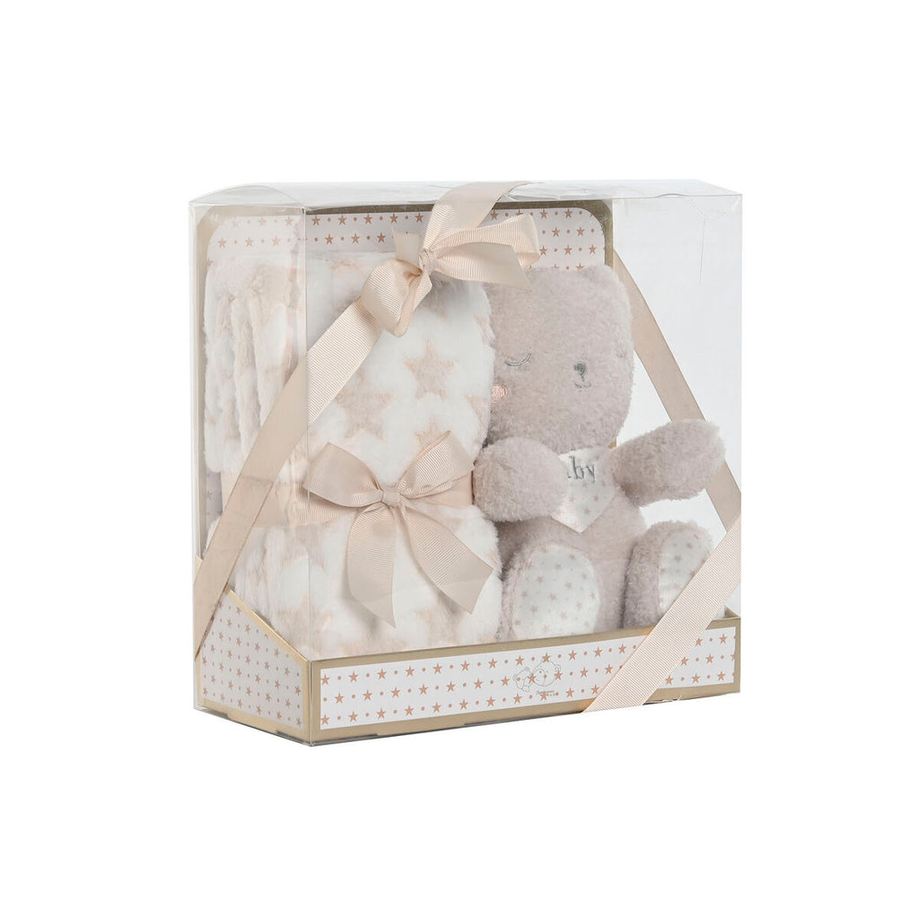 Baby-Geschenk-Set Home ESPRIT Blau Beige Rosa Polyester (3 Stück)