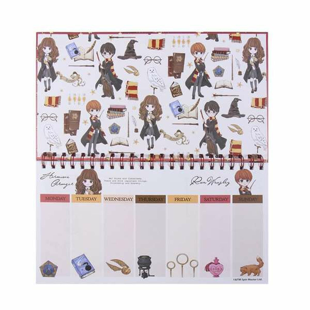 Wochenplaner Harry Potter Blau Rot A4