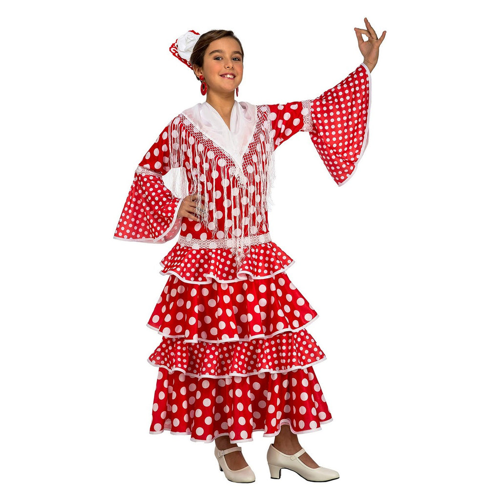 Kinderkostüm für Karneval 5-6 Jahre Flamenco und Sevillanas