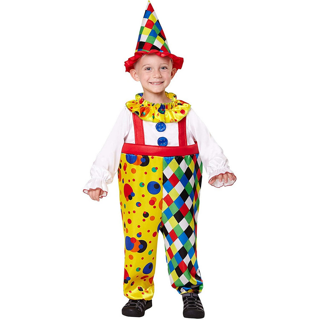 Kinderkostüm für Karneval Clown 1-2 Jahre (2 Stücke)