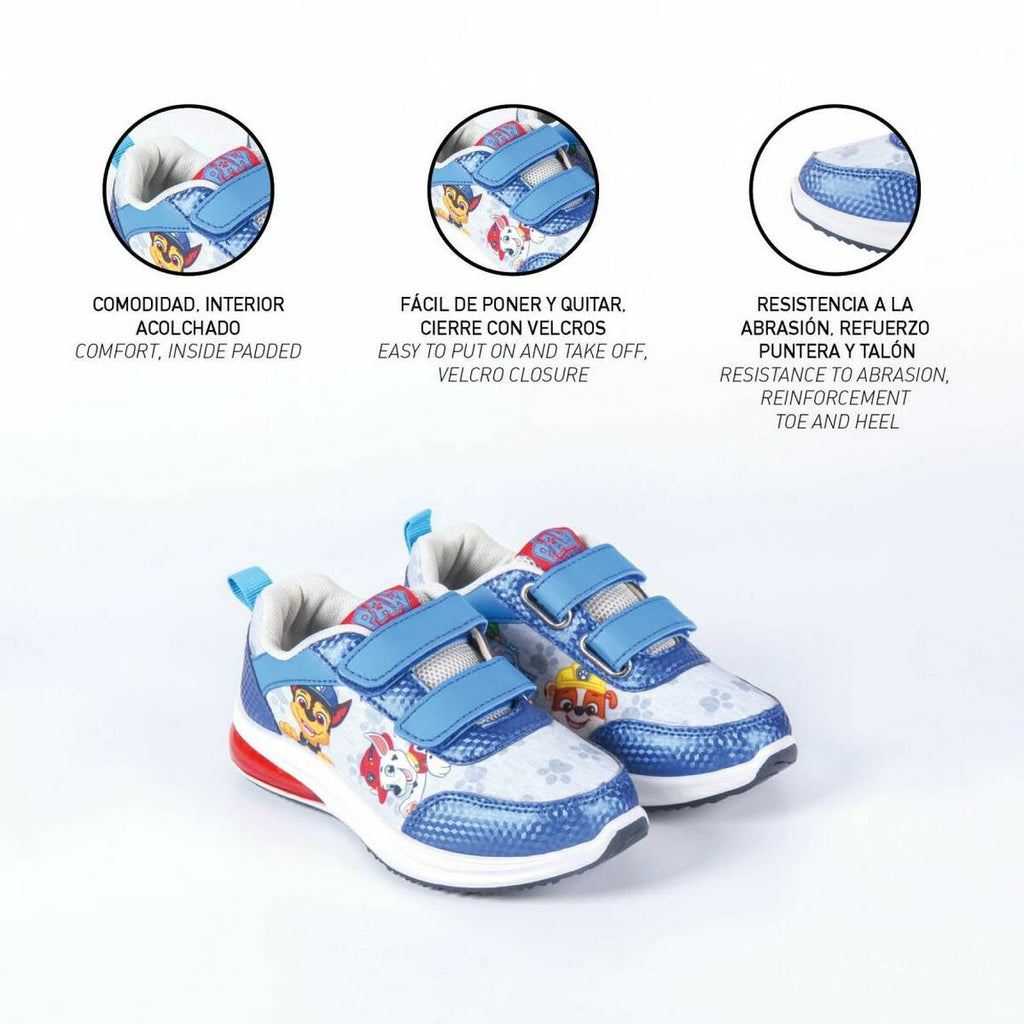 Turnschuhe mit LED The Paw Patrol Blau