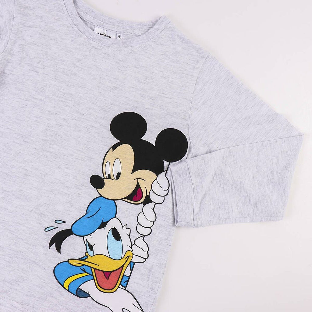 Schlafanzug Für Kinder Mickey Mouse Grau