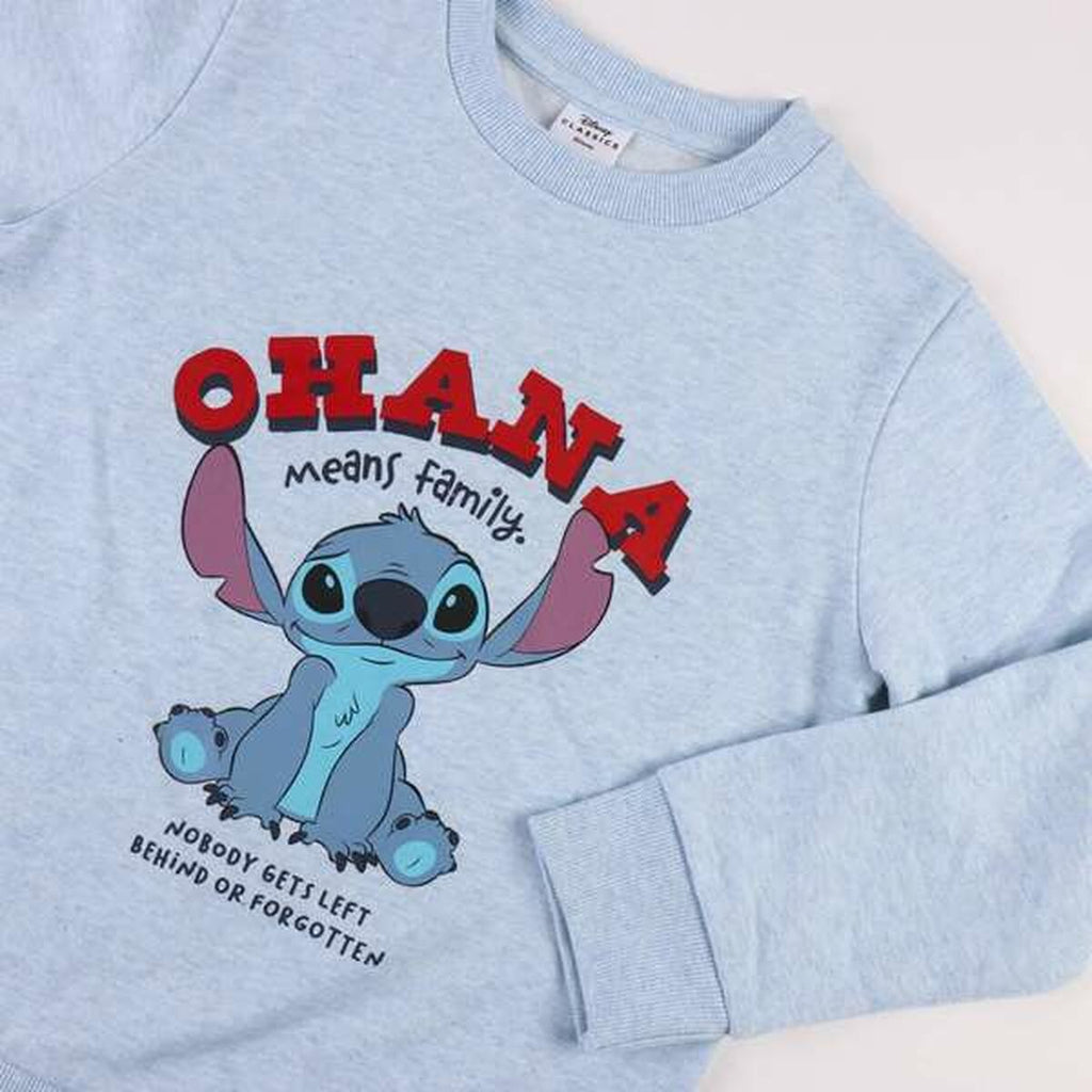 Sweatshirt ohne Kapuze für Mädchen Stitch