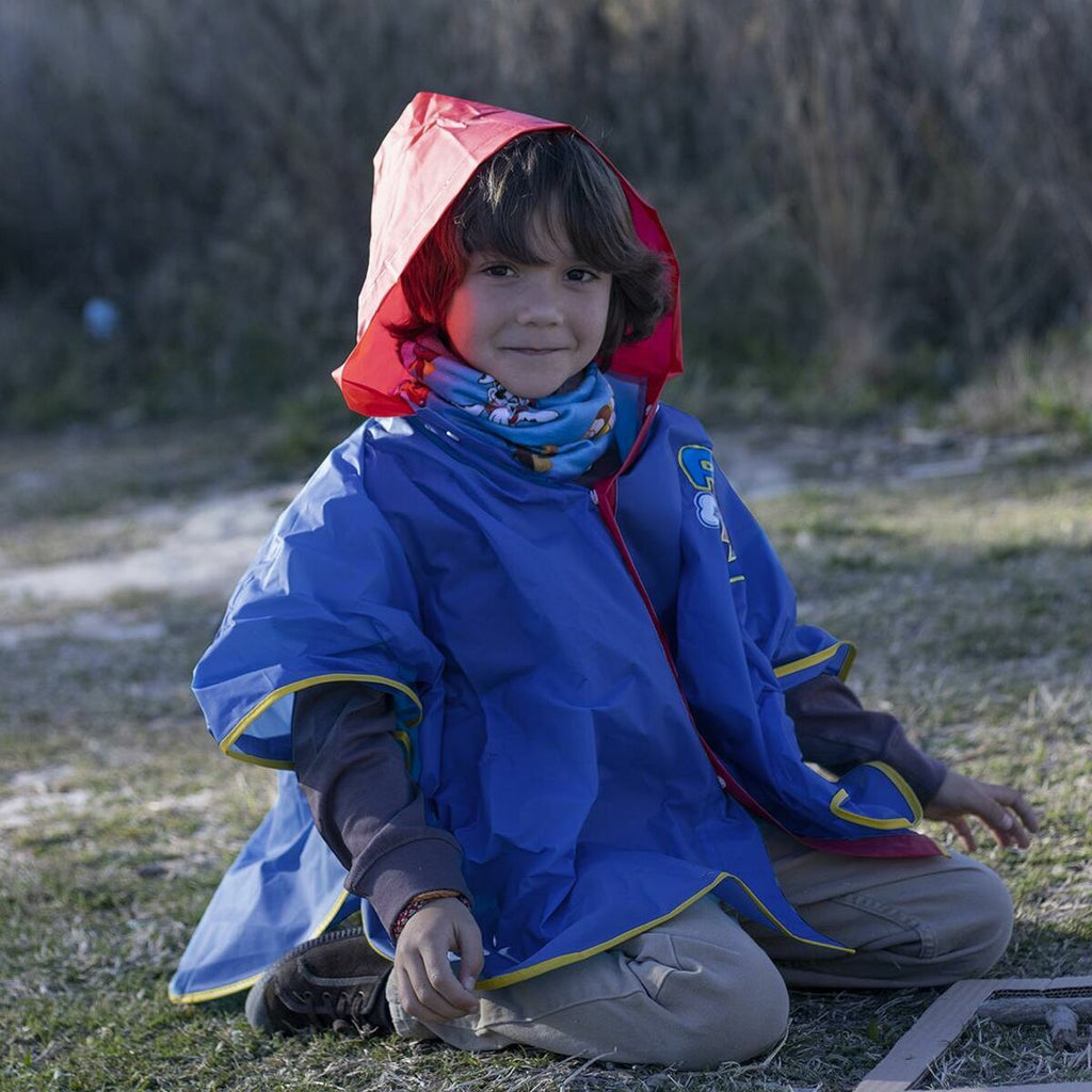 Wasserfeste Poncho mit Kapuze The Paw Patrol Blau