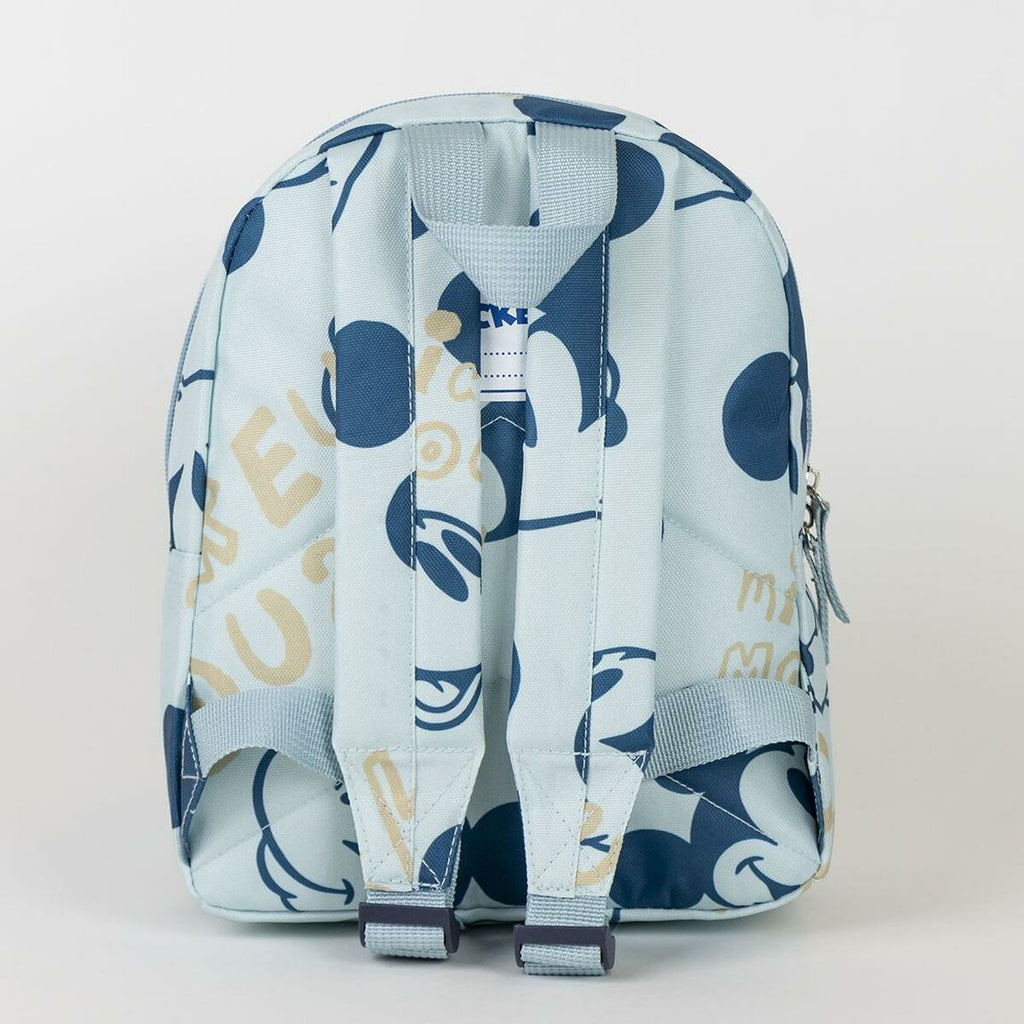 Schulrucksack Mickey Mouse Blau 22 x 27 x 9 cm