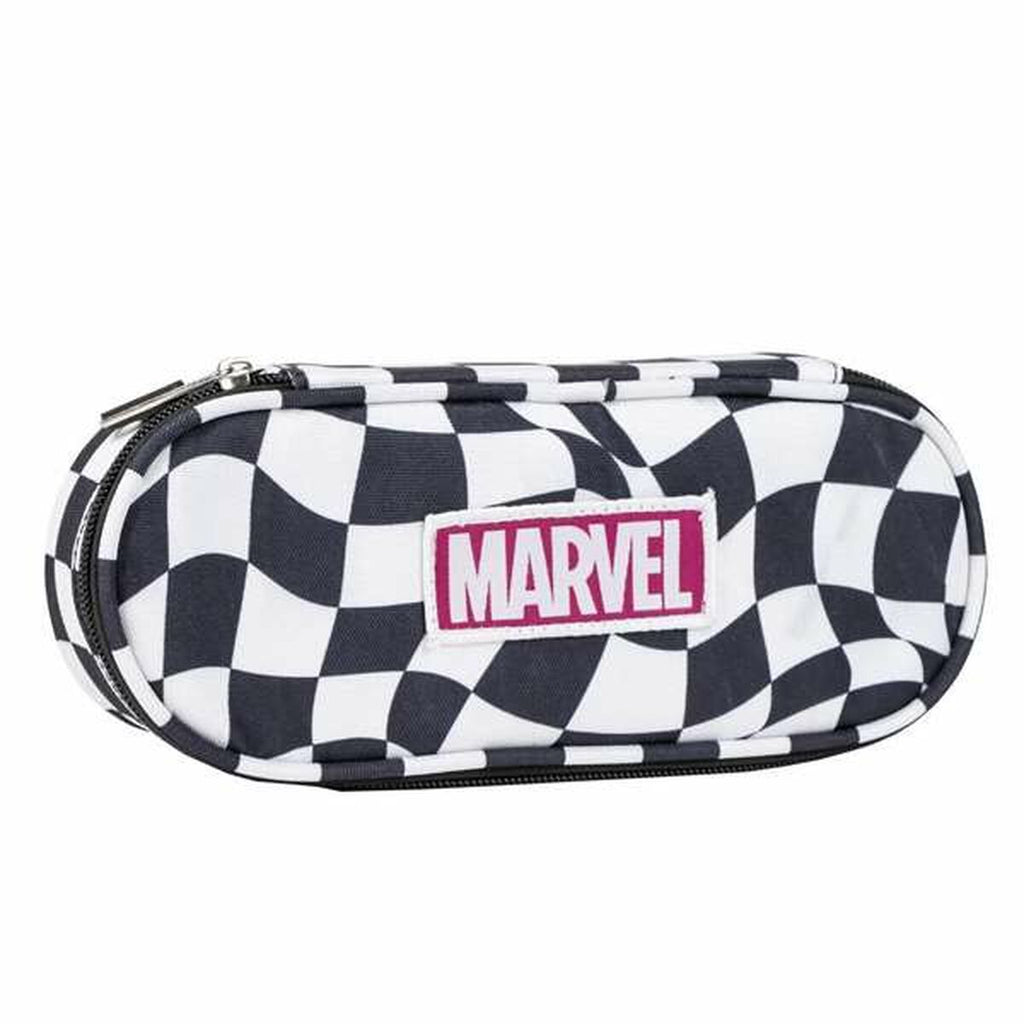 Schulmäppchen Marvel Schwarz 8,5 x 5 x 22,5 cm
