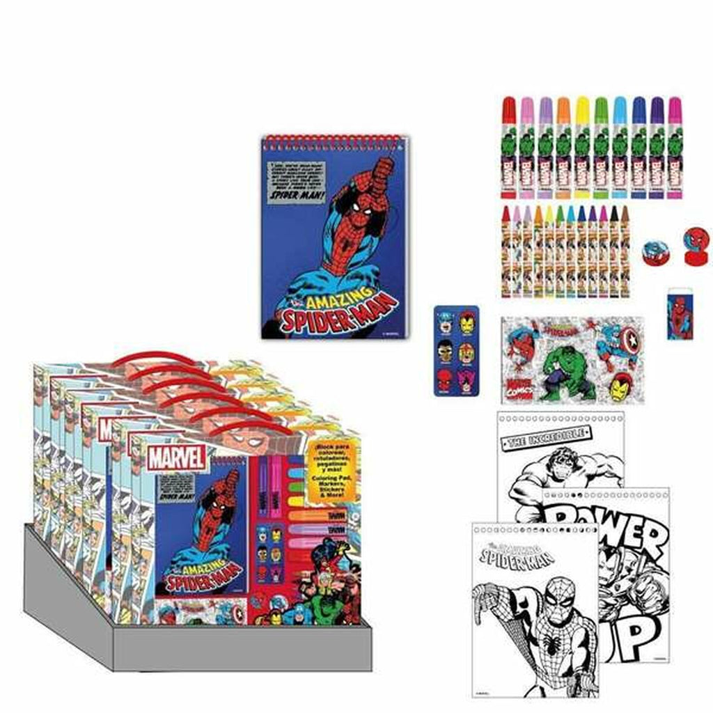 Papierwaren-Set Marvel Blau