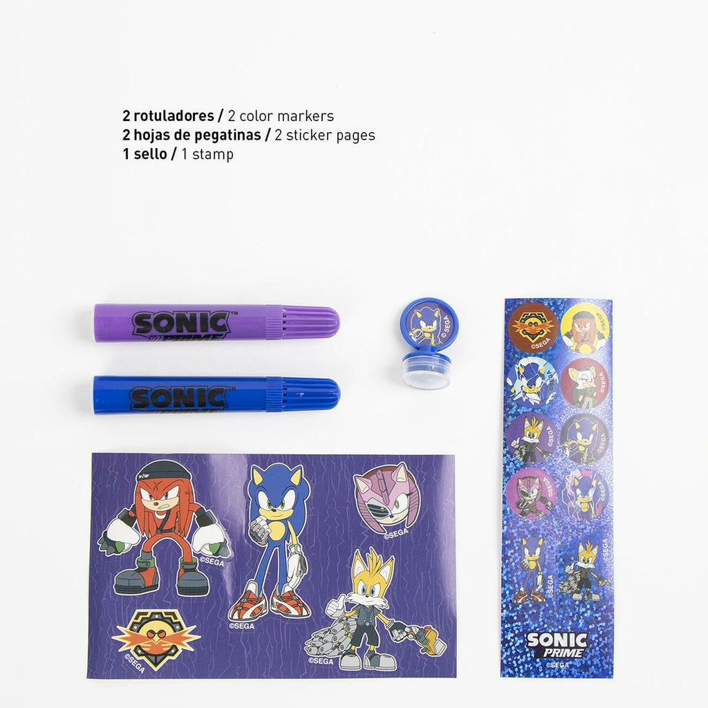 Papierwaren-Set Sonic Blau