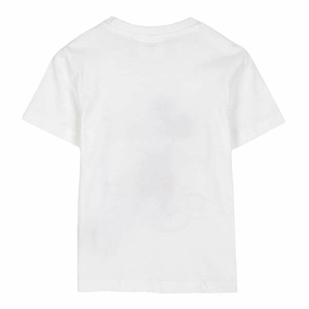 Kurzarm-T-Shirt für Kinder Mickey Mouse Weiß