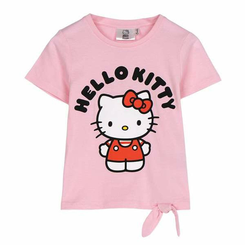 Kurzarm-T-Shirt für Kinder Hello Kitty Hellrosa