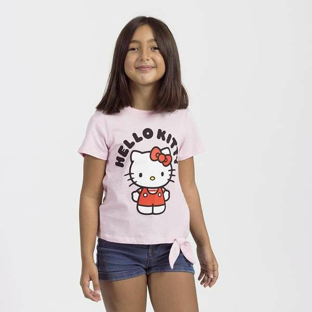 Kurzarm-T-Shirt für Kinder Hello Kitty Hellrosa