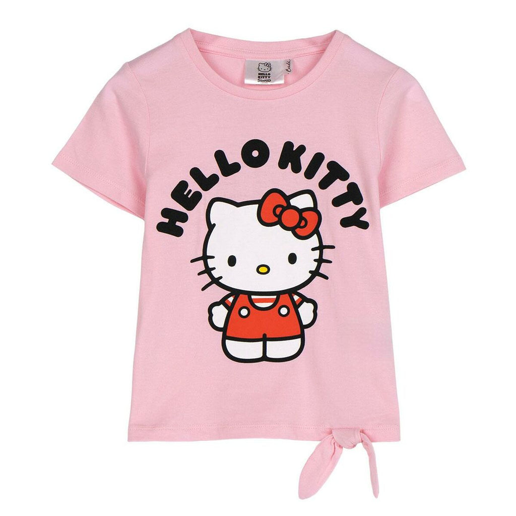 Kurzarm-T-Shirt für Kinder Hello Kitty Hellrosa