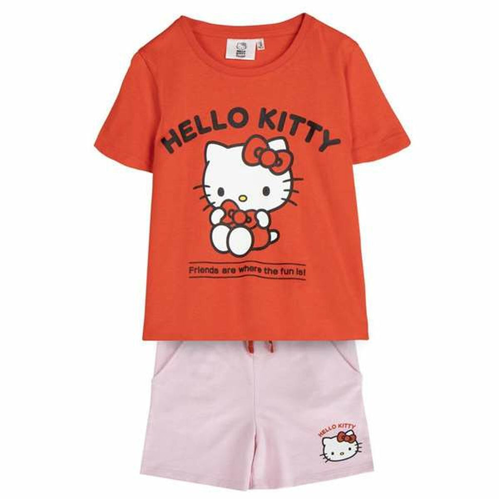 Bekleidungs-Set Hello Kitty Rot