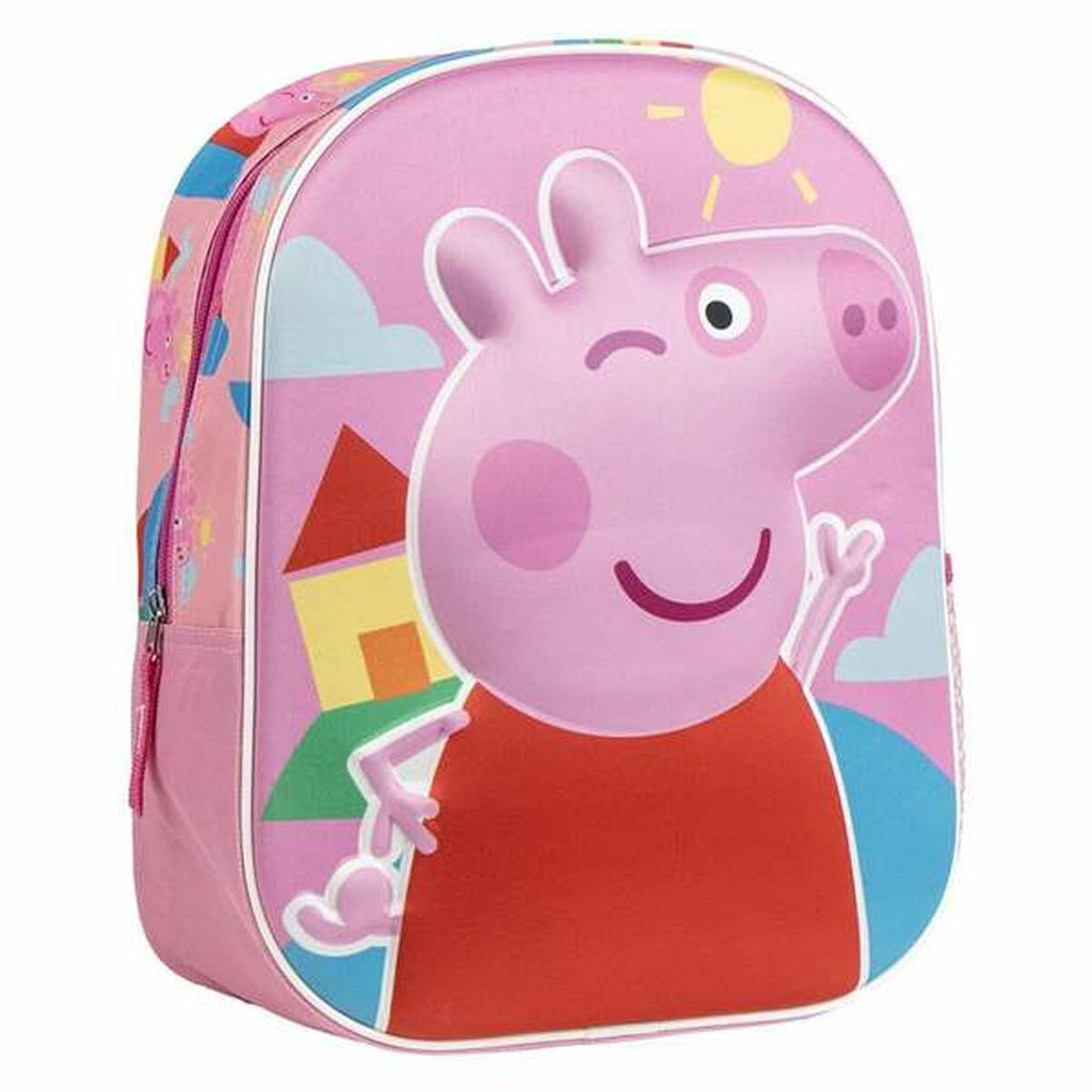 Schulrucksack 3D Peppa Pig Rosa 25,0 x 31,0 x 10,0 cm