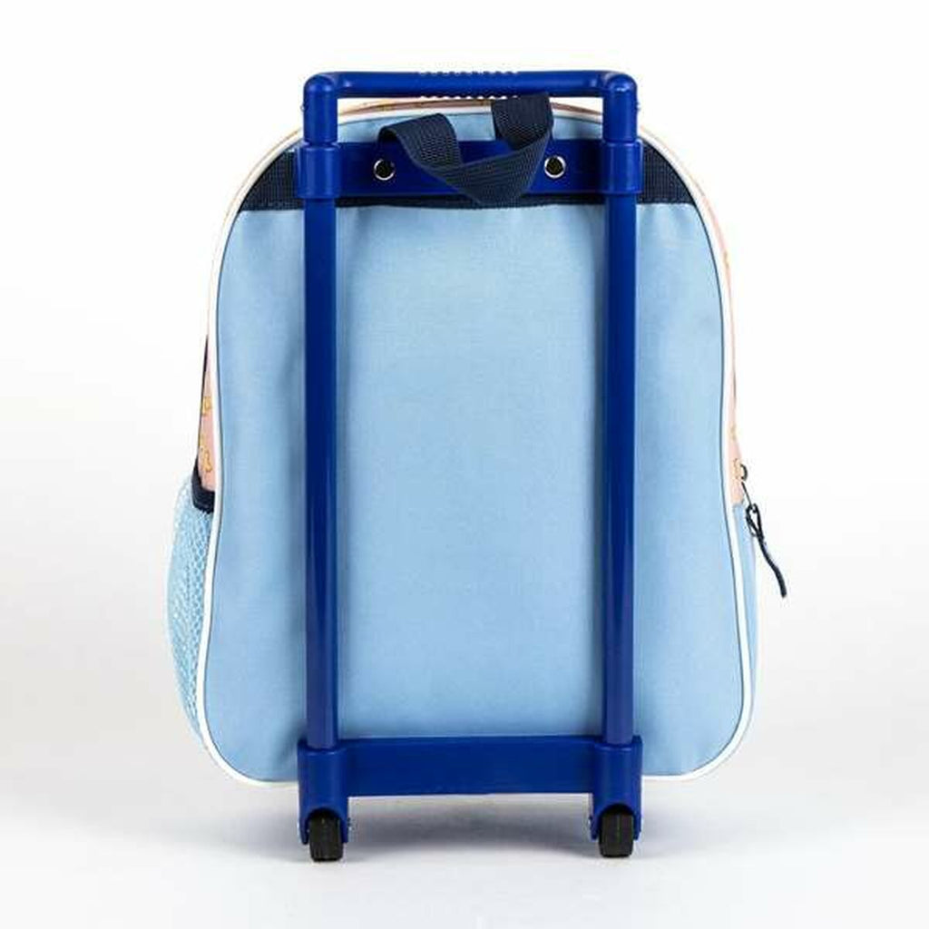 Schulrucksack 3D mit Rädern Bluey Rosa 25,0 x 31,0 x 10,0 cm