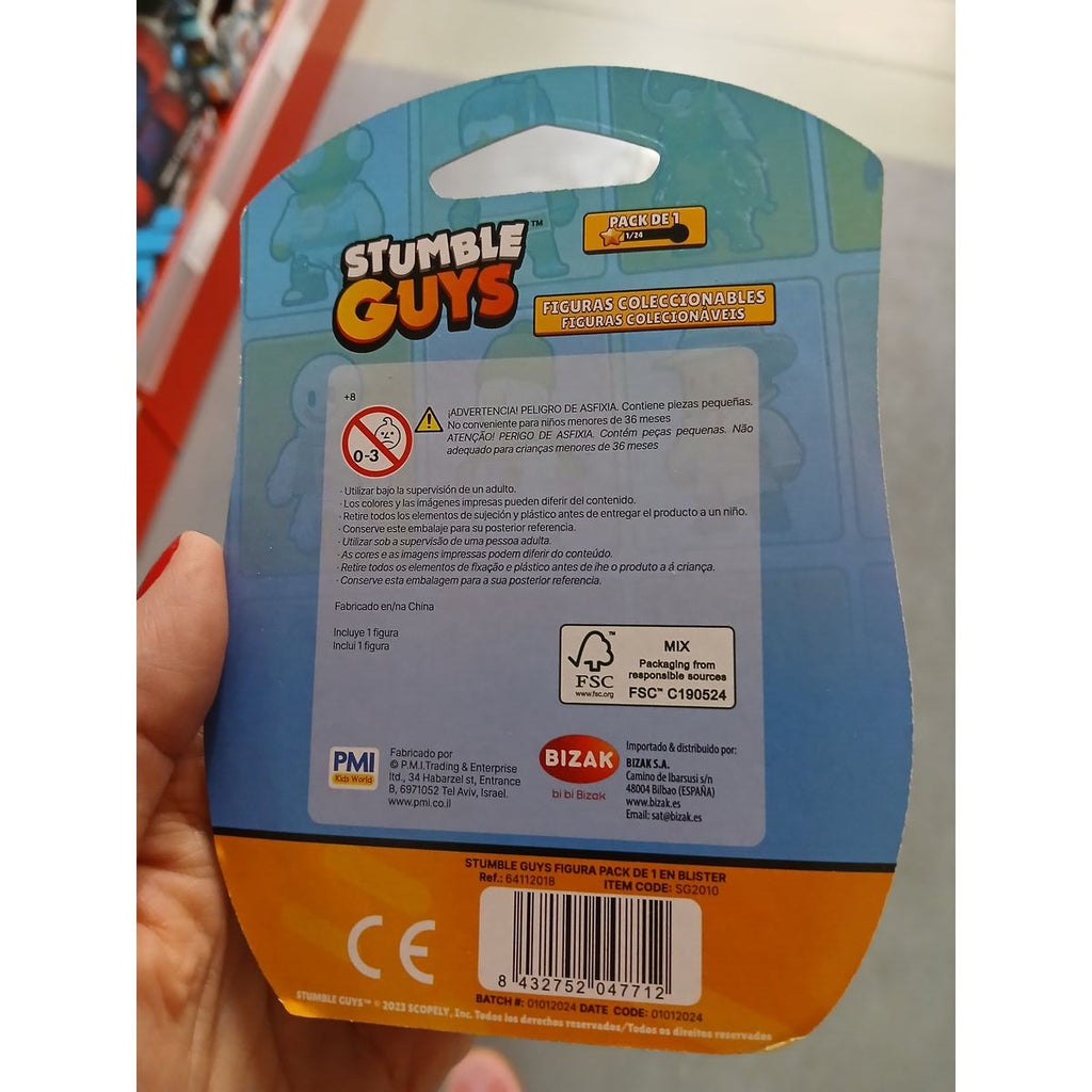 Actionfiguren Bizak Stumble Guys 6 cm