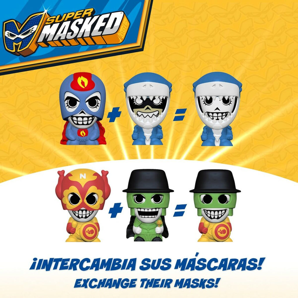 Actionfiguren Eolo Super Masked 3 x 4,5 x 3,5 cm (12 Stück)