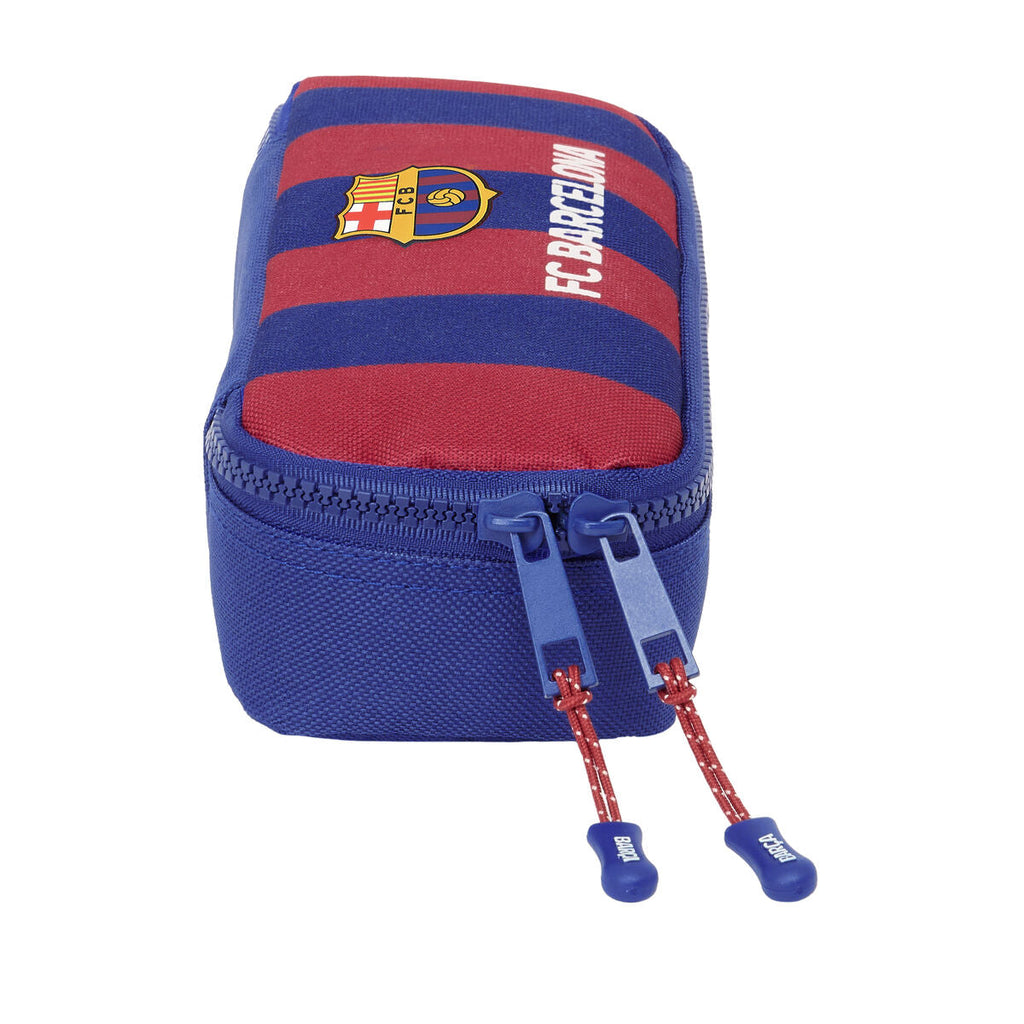 Allzwecktasche F.C. Barcelona 24/25 Granatrot Marineblau 22 x 5 x 8 cm