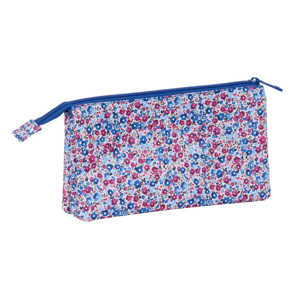 Allzwecktasche Nait Nait Flores coimbra azul Blau 22 x 12 x 3 cm