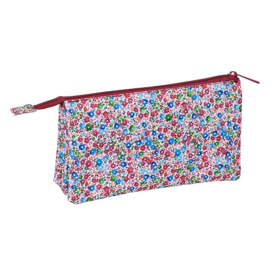 Allzwecktasche Nait Nait Flores coimbra burdeos Burgunderrot 22 x 12 x 3 cm