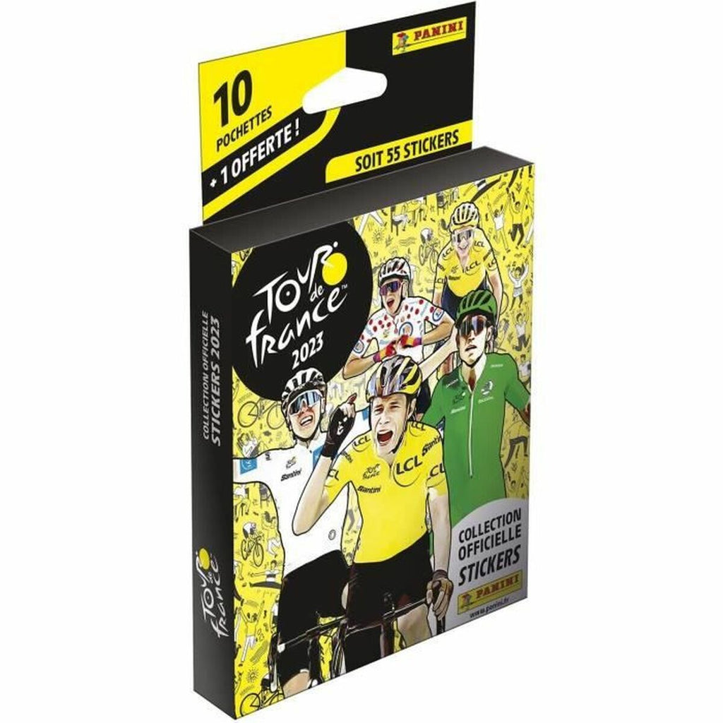 Aufkleber-Pack Panini Tour de France 2023 10 Stück Briefumschläge