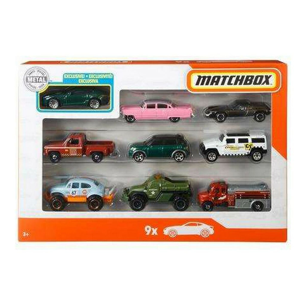 Auto Mattel X7111 9 Stück