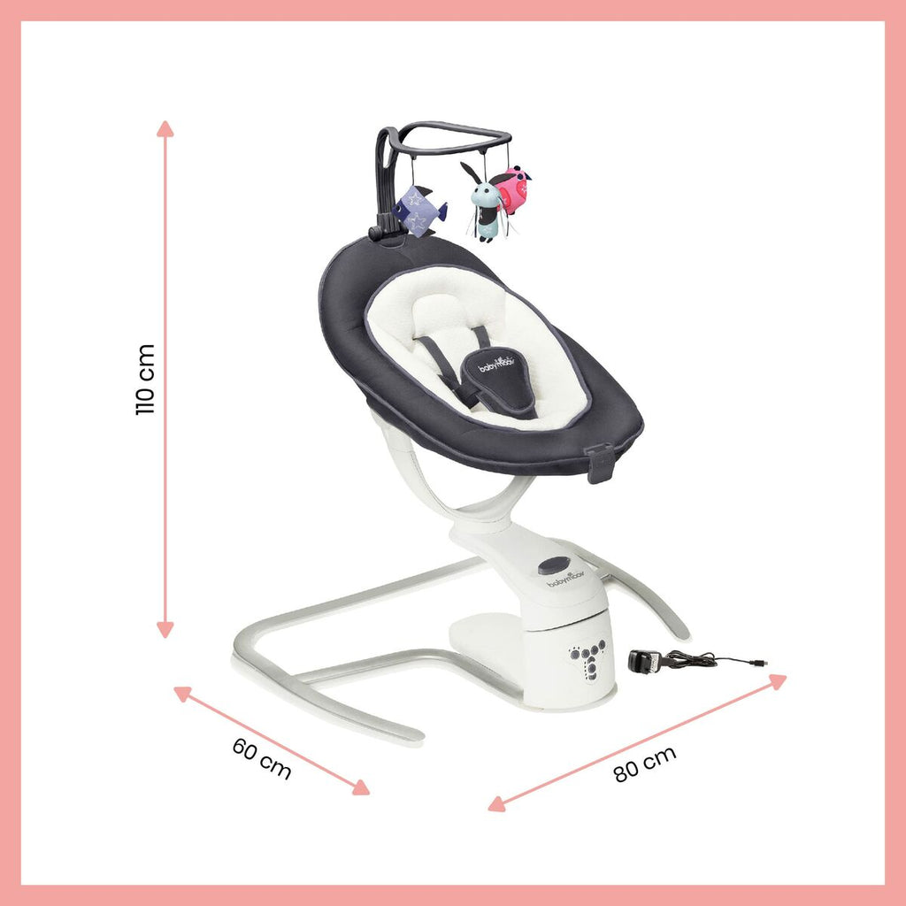 Baby-Liegestuhl Babymoov Swing Swing Grau