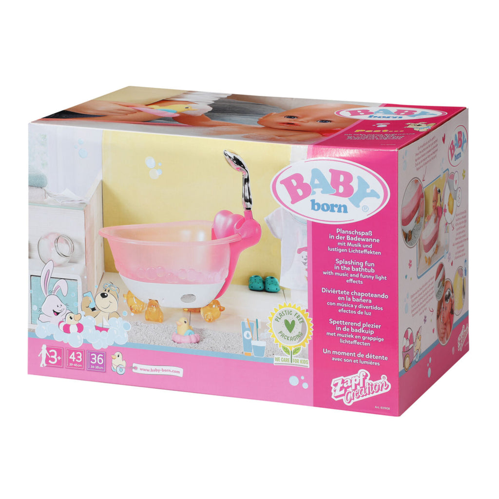 Badewannenset mit Zubehör für Babypuppe Zapf Bath Bathtub