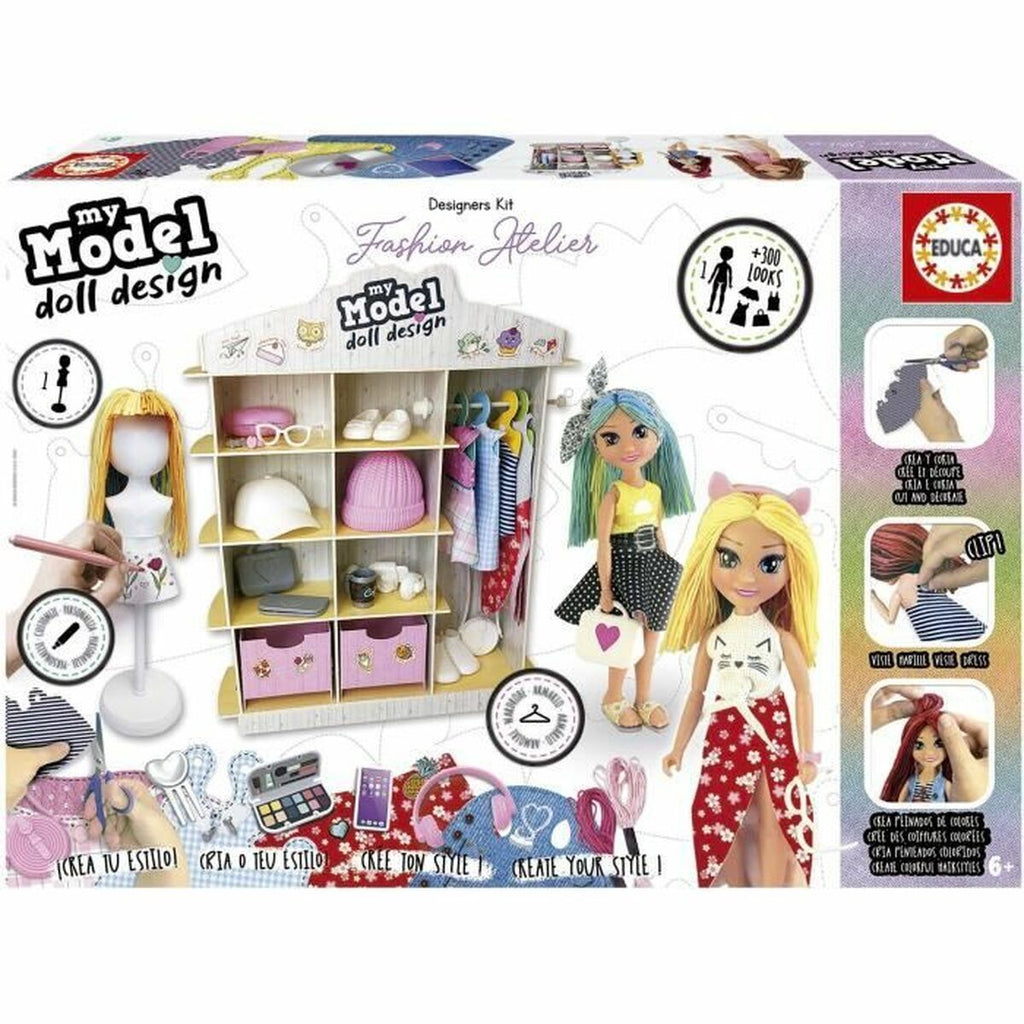 Bastelspiel Educa My Model Doll Design Fashion Atelier