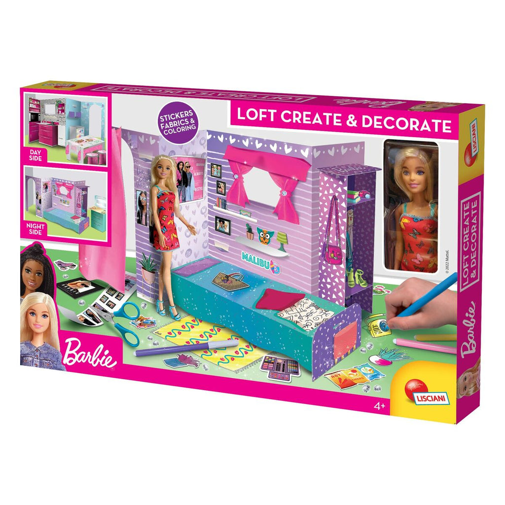 Bastelspiel Lisciani Giochi Loft to assemble and decorate eco-responsible Barbie