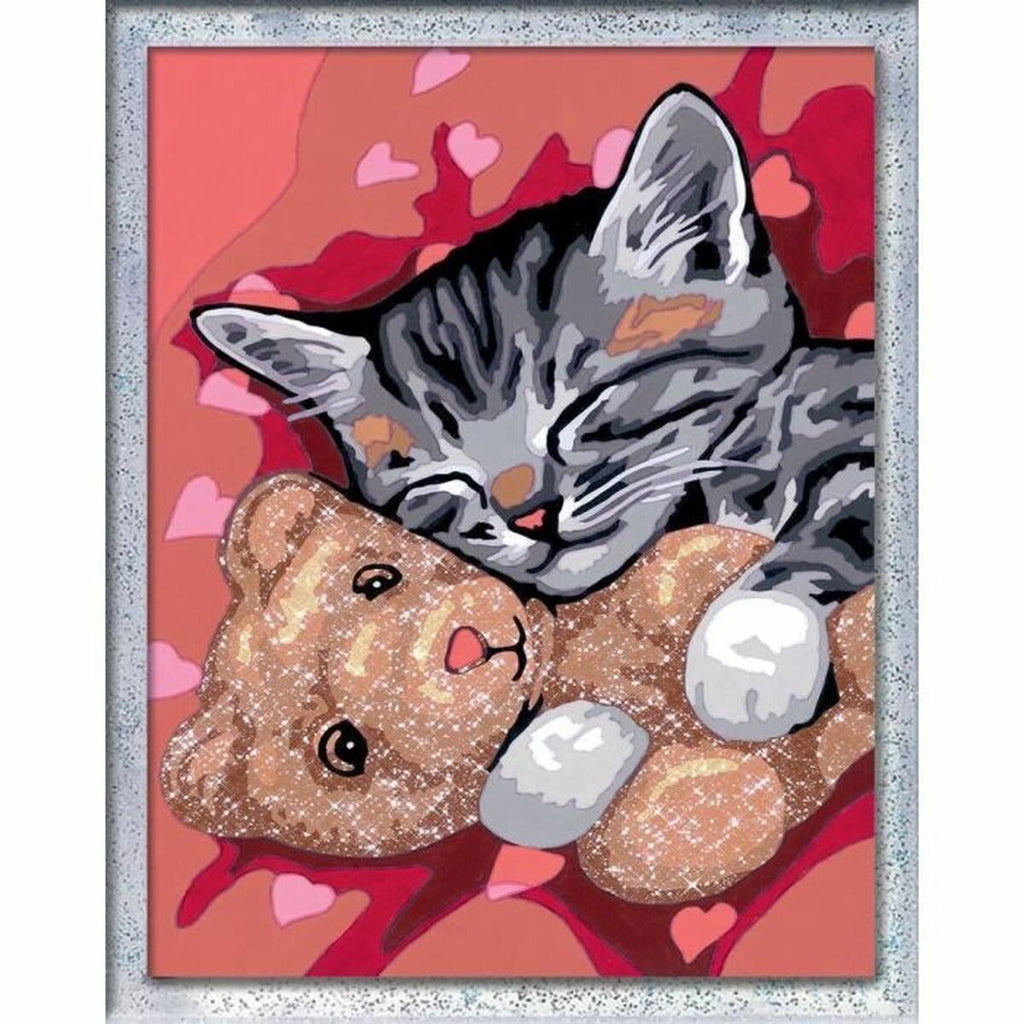 Bastelspiel Ravensburger Kitten and teddy bear