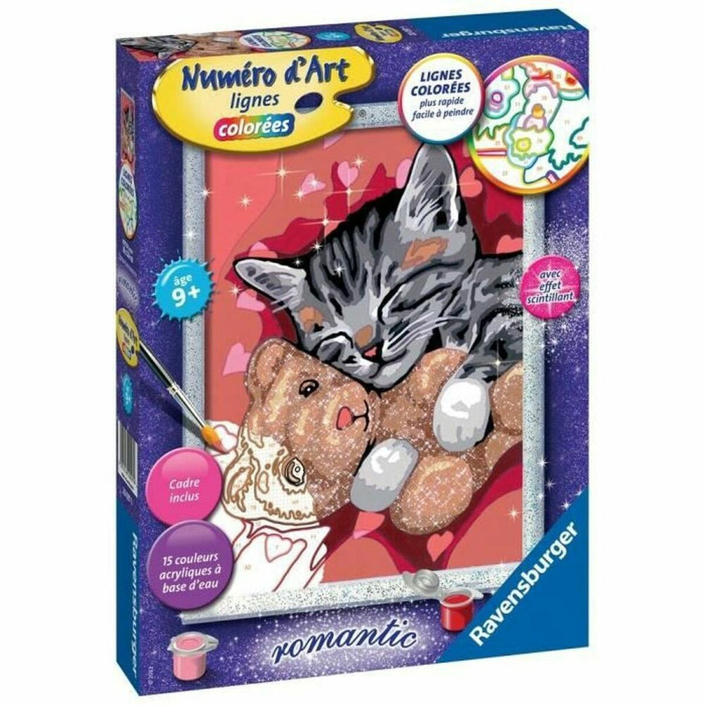 Bastelspiel Ravensburger Kitten and teddy bear