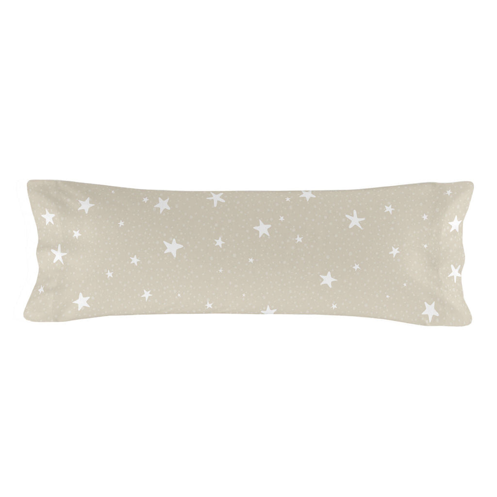 Bettbezug mit Füllung HappyFriday Basic Little Star Beige 90 x 200 cm